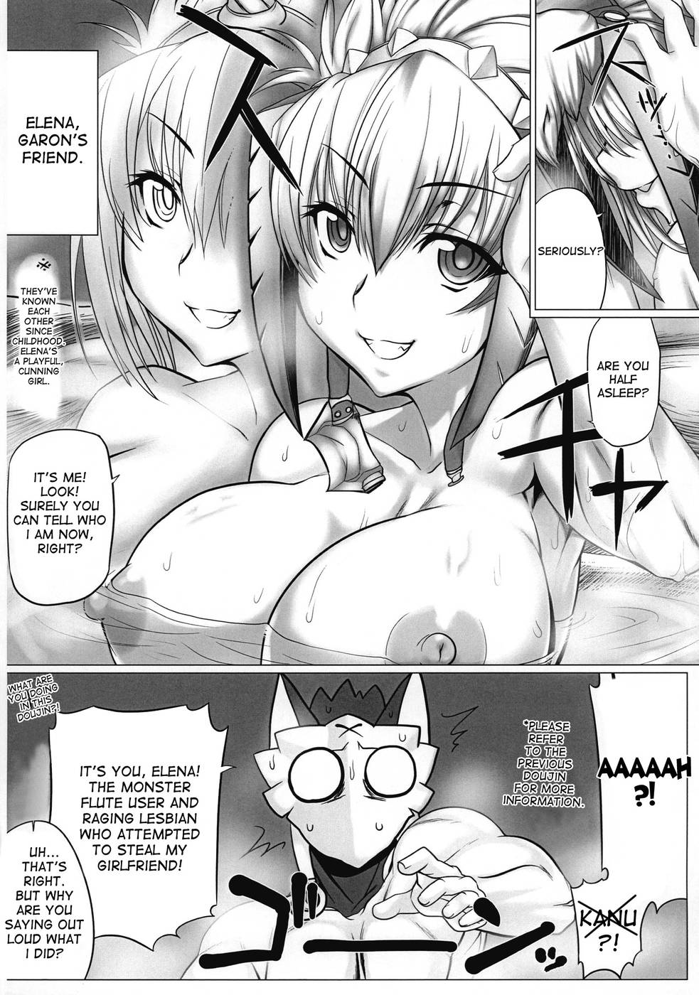 Hentai Manga Comic-Monhan P3 Hon Hitou Konyoku Dosu Mellon Ban-Read-18